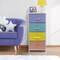 Sorbus Dresser with 4 Drawers - Bedside Furniture & Night Stand End Table Dresser with Steel Frame, Wood Top, Easy Pull Fabric Bins for Home, Bedroom Accessories, Office & Dorm